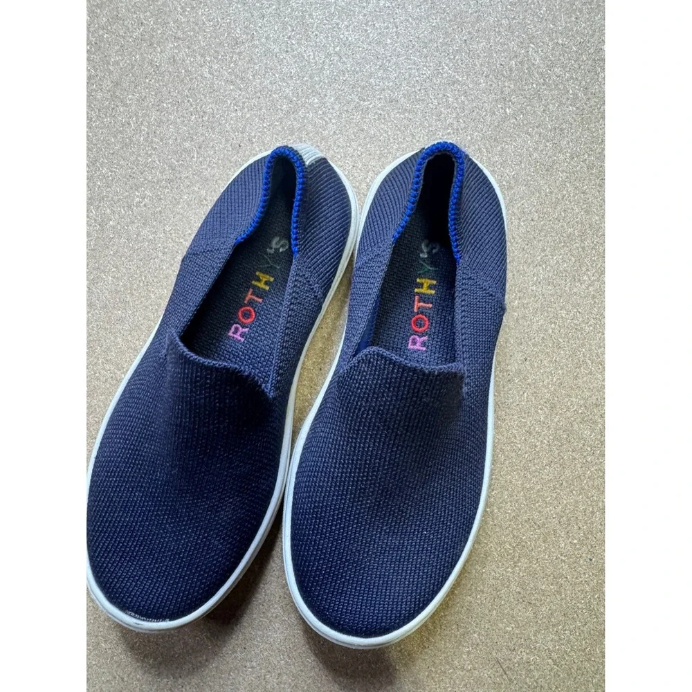 Rothy's Kids‎ Navy Knit Slip On Loafer Shoes Size 12
